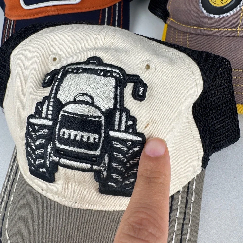 John Deere Toddler Trucker Hat Bundle Tractor Excavator Young Buck 3 Pack WPB18Q